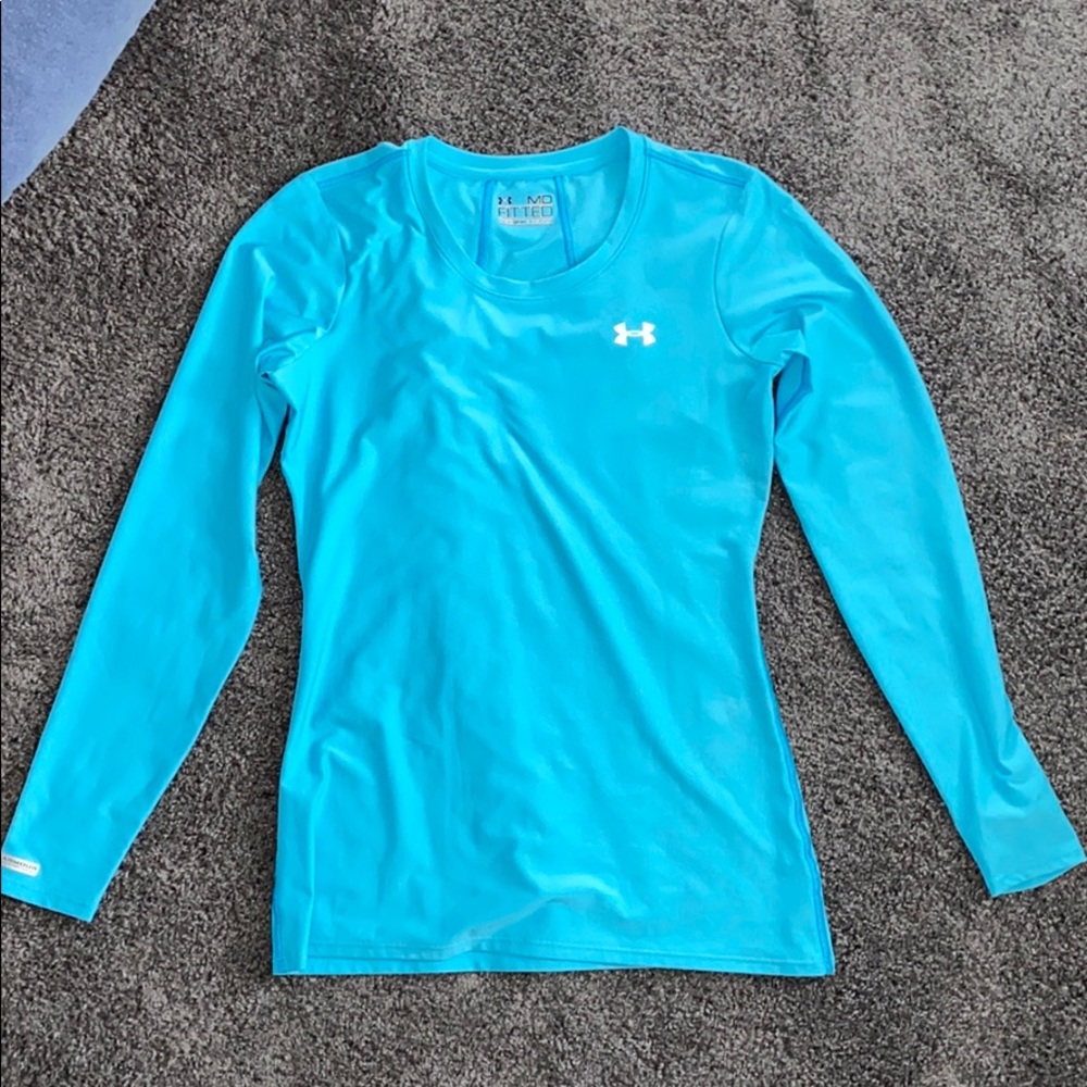 Under Armour.  Blue Fitted Top